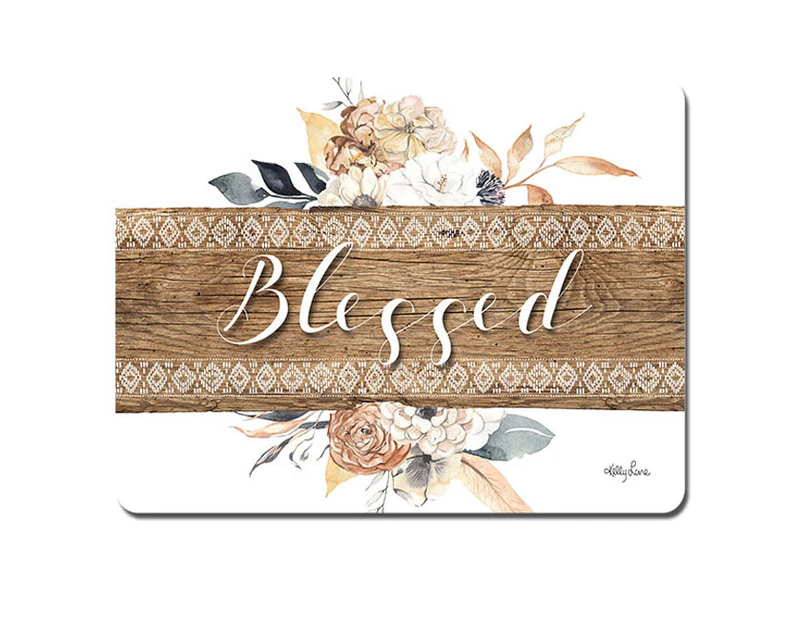 Kitchen Cork Backed Placemats AND Coasters BARN OWL BLESSED Set 6 New