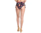 Nanette Lepore Women's  Brielle High Waist Bikini Bottom
