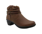 Easy Street Women's Shoes Wrangle Closed Toe Ankle Fashion Boots