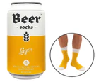 Luckies Lager Beer Socks-In-A-Can