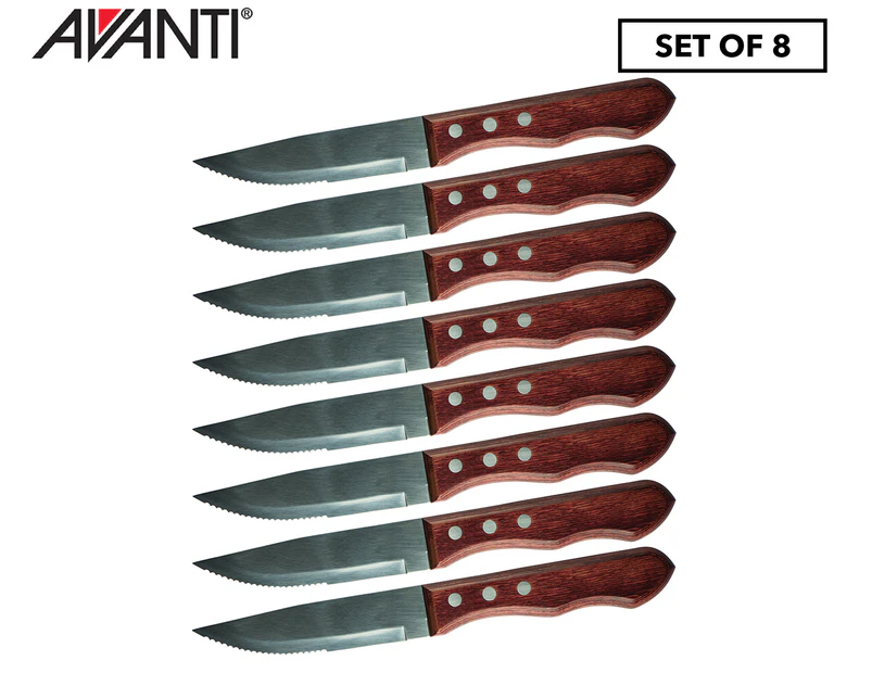 Avanti 8-Piece Jumbo Steak Knife Set