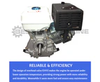 Petrol Engine 13Hp Recoil Start Horizontal Shaft For Water Pump Generator Motor