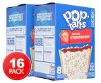 2 x 8pk Kellogg's Pop-Tarts Frosted Strawberry