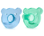Philips Avent 3 Months+ Soothie Shapes Bear Pacifier Soother 2-Pack - Randomly Selected