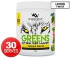 White Wolf Greens Gut Health & Immunity Lemon Twist 150g / 30 Serves 1
