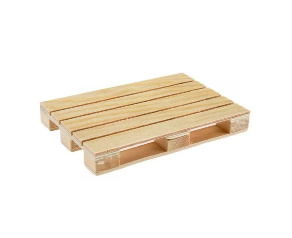 Mini Wooden Pallet Glass Coasters/Mats For Beverages Drink Cups Beers Home/Bar