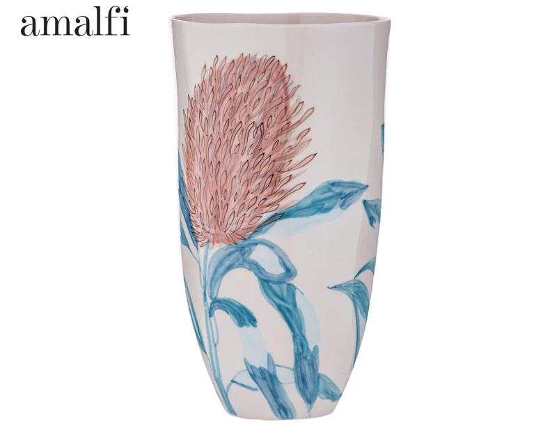 Amalfi 5L Botony Vase - Cream/Pink/Blue