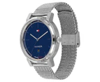 Tommy Hilfiger Men's 43mm Thompson Stainless Steel Watch - Blue/Silver