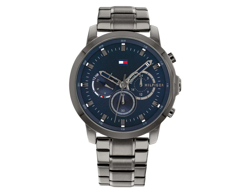 Tommy Hilfiger Men's 46mm Jameson Stainless Steel Watch - Blue/Grey