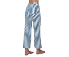 Rolla's Women's Old Mate Pants - Bay Blue Stripe