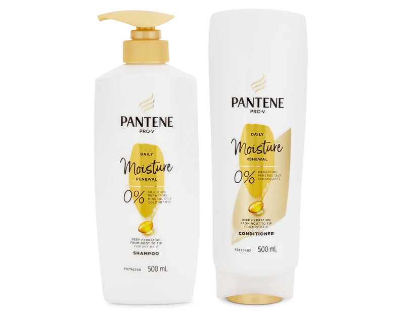 Pantene Pro-V Daily Moisture Renewal Shampoo & Conditioner Value Pack 500mL