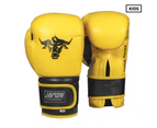Kids Boxing Gloves Training Fight Punch Bag MMA Sparring Kickboxing UFC AU by Javson - Yellow