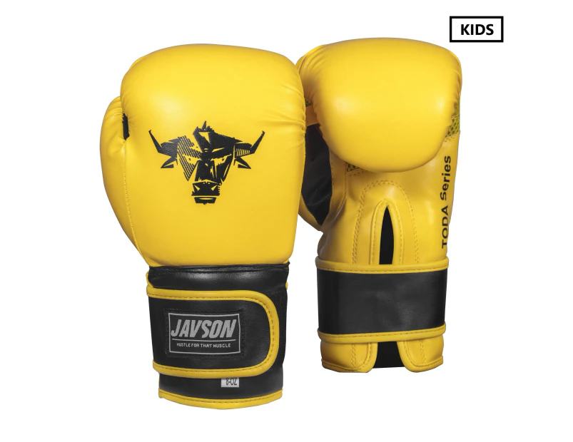 Kids Boxing Gloves Training Fight Punch Bag MMA Sparring Kickboxing UFC AU by Javson - Yellow