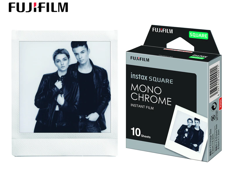 FujiFilm Instax SQUARE Film Monochrome 10-Pack