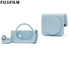 FujiFilm Instax SQUARE SQ1 Leather Camera Case - Glacier Blue