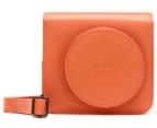 FujiFilm Instax SQUARE SQ1 Leather Camera Case - Terracotta Orange 2