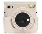 FujiFilm Instax SQUARE SQ1 Leather Camera Case - Chalk White