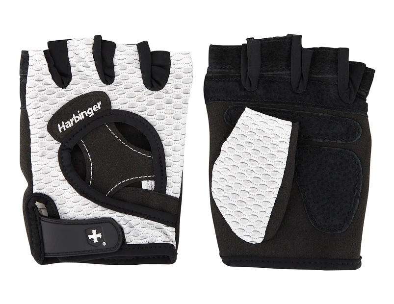 Harbinger Women's Flexfit Strength Training Gloves - Black/White