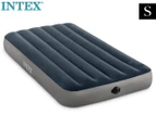 Intex Twin Dura-Beam Single-High Airbed w/ 2-Step Battery Inflation System