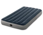 Intex Twin Dura-Beam Single-High Airbed w/ 2-Step Battery Inflation System