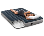 Intex Queen Dura-Beam Single-High Airbed w/ 2-Step Battery Inflation System