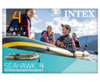 Intex 4-Person Seahawk 4 Boat with Aluminum Oars