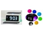 Rewyre Dual Alarm Clock & Wireless Charger - White 5
