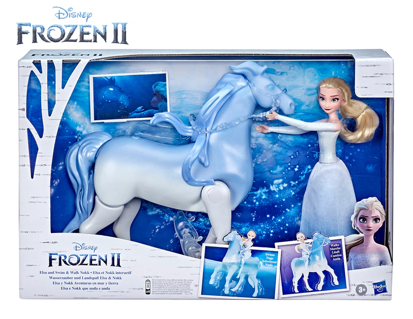 Disney's Frozen 2 Elsa & Swim & Walk Nokk Doll Set