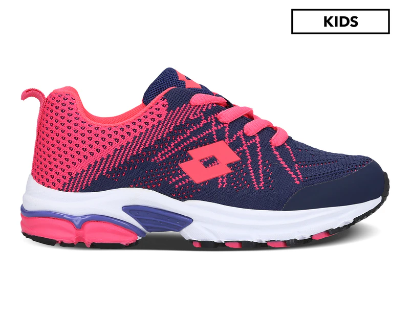 Lotto Girls' Bungee Sports Shoes - Navy/Pink