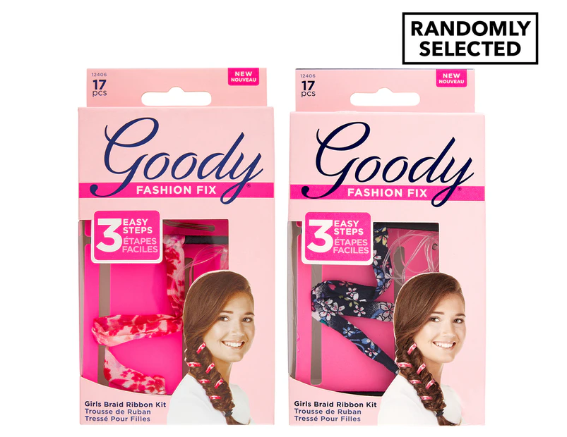 Goody Fashion Fix Girls Braid Ribbon Kit - Randomly Selected