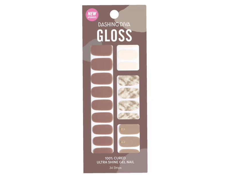 Dashing Diva Gloss Nail Gel Nail Strips (Mani) - GVP224 Puff Blouse