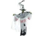 Trick Or Treat Hanging Witch Halloween Decoration