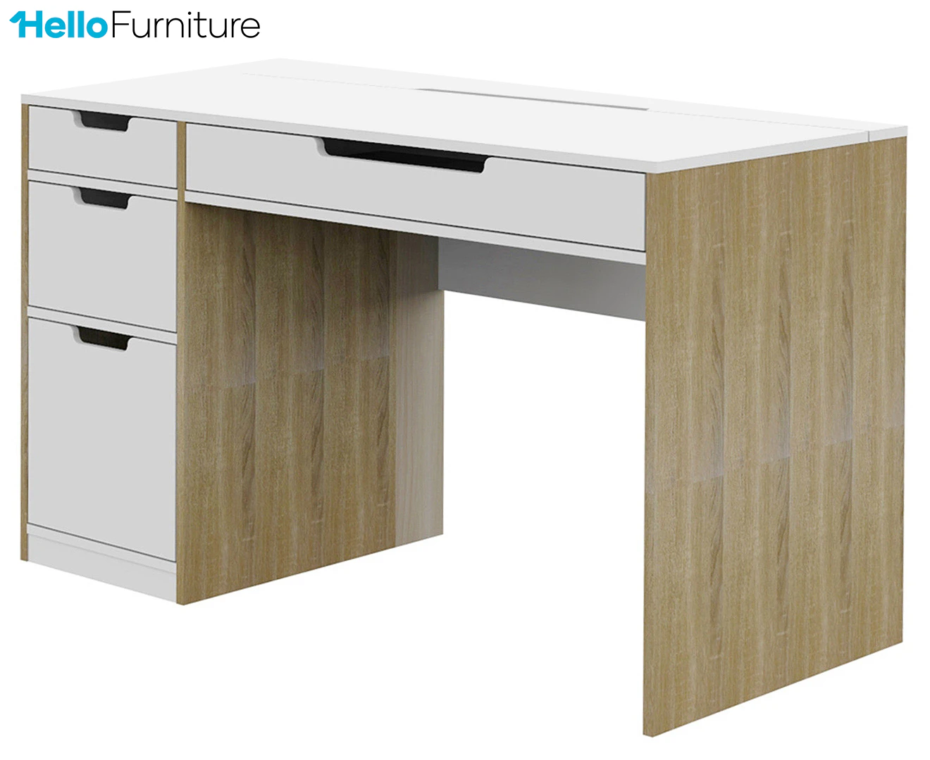 Hello Furniture Hekman Wooden Computer Desk - White