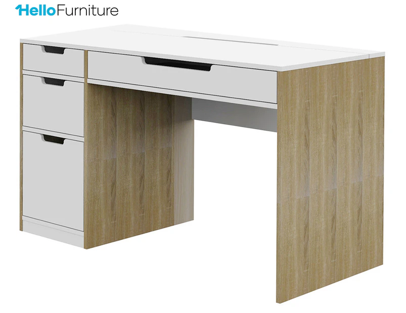 Hello Furniture Hekman Wooden Computer Desk - White