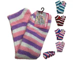 6 Pairs Ladies Over The Bed Knee Soft Fluffy Socks