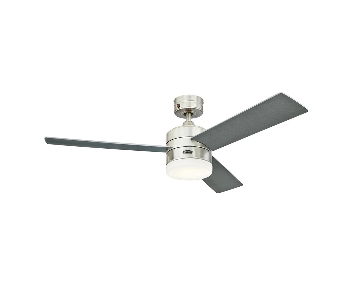 Westinghouse 48" Alta Vista S/S Ceiling Fan w/Reversible Blade/Airflow/LED Light