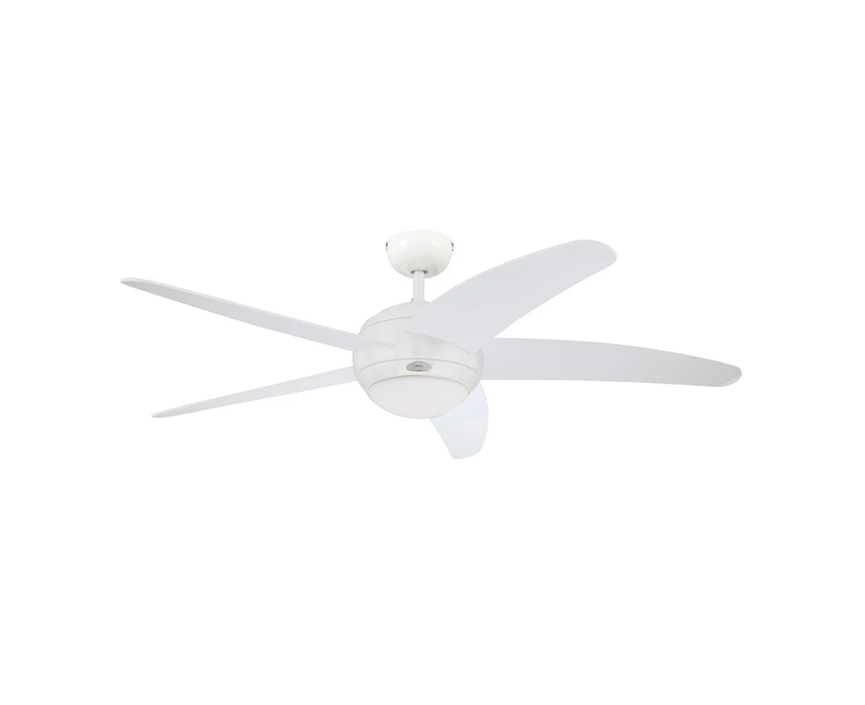 Westinghouse 132cm Brendan Ceiling Fan w/Reverse Airflow/17W LED Light White