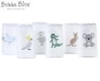 Bubba Blue Face Washer 6-Pack - Aussie Animals 1