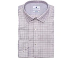 Ryan Seacrest Distinction Men's Dress Shirts - Dress Shirt - Light Beige
