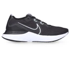 Nike Women's Renew Run Running Shoes - Black/Metallic Silver/White