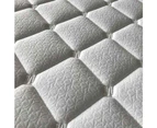 Luxo Iris 25cm Thick Firm Foam  Pillow Top Pocket Spring Mattress - Double