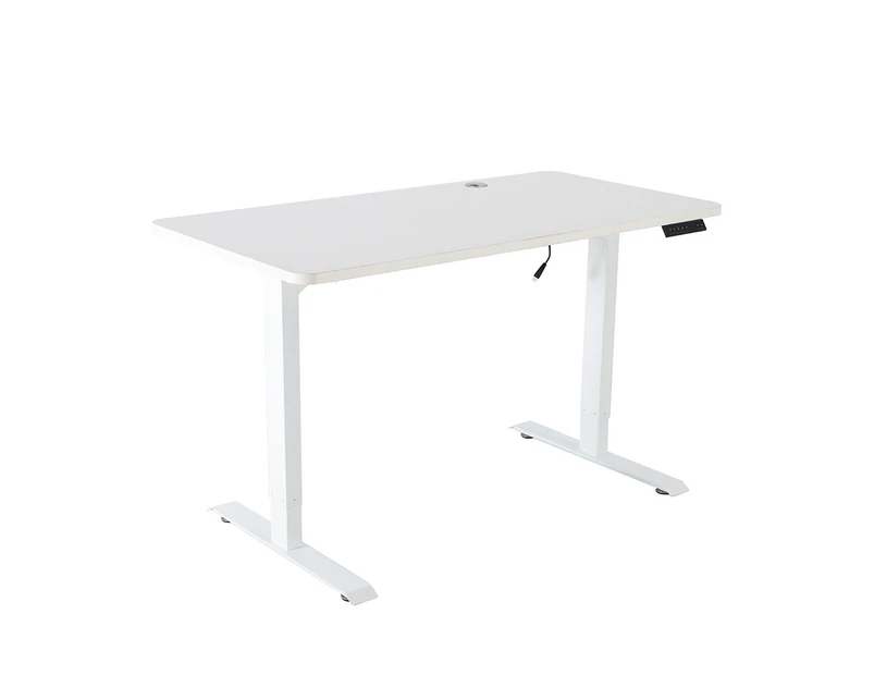Luxo Soho 140cm Electric Sit & Stand Ergonomic Desk - White