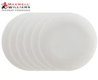 Set of 6 Maxwell & Williams 18cm White Basics Diamonds Side Plate