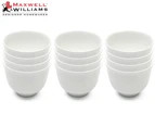 Set of 12 Maxwell & Williams 100mL White Basics Chinese Tea