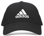 Adidas Cotton Baseball Cap - Black/White