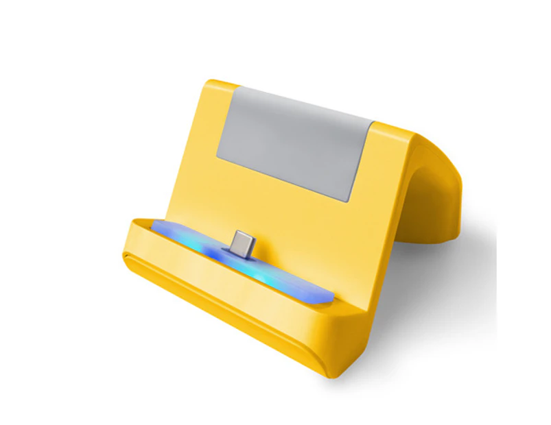 REYTID Charging Docking Station for Nintendo Switch Lite - Type C Charging Stand - Yellow - Yellow