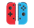 REYTID Replacement Joy-Con Wireless Controller Compatible with Nintendo Switch Gaming Console - Bluetooth - Red/Blue - Red and Blue