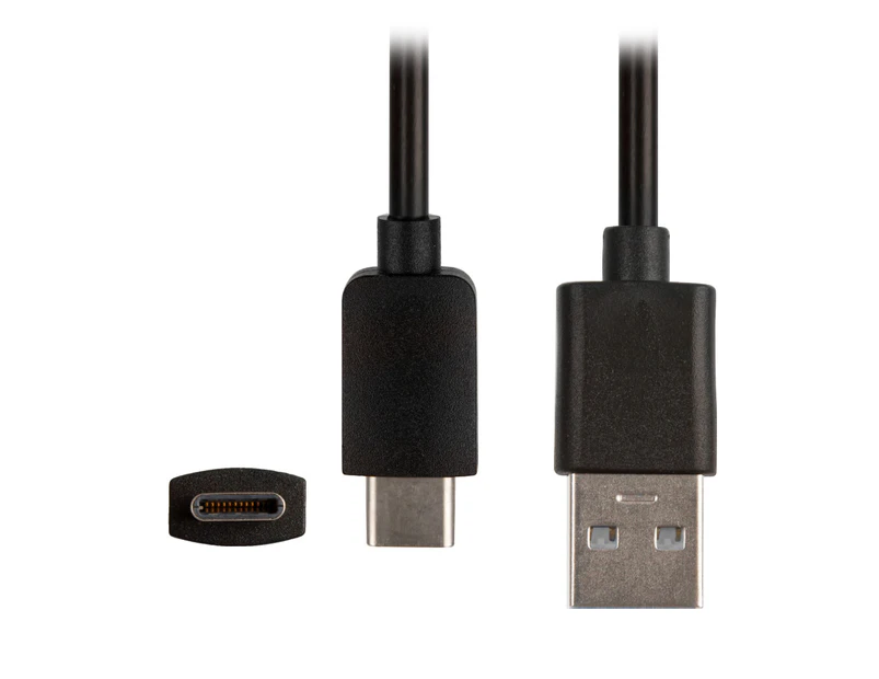 REYTID USB 3.0 to Type C Charging Cable Compatible with JBL Pulse 4 + TUNE 220TWS Speakers - Black