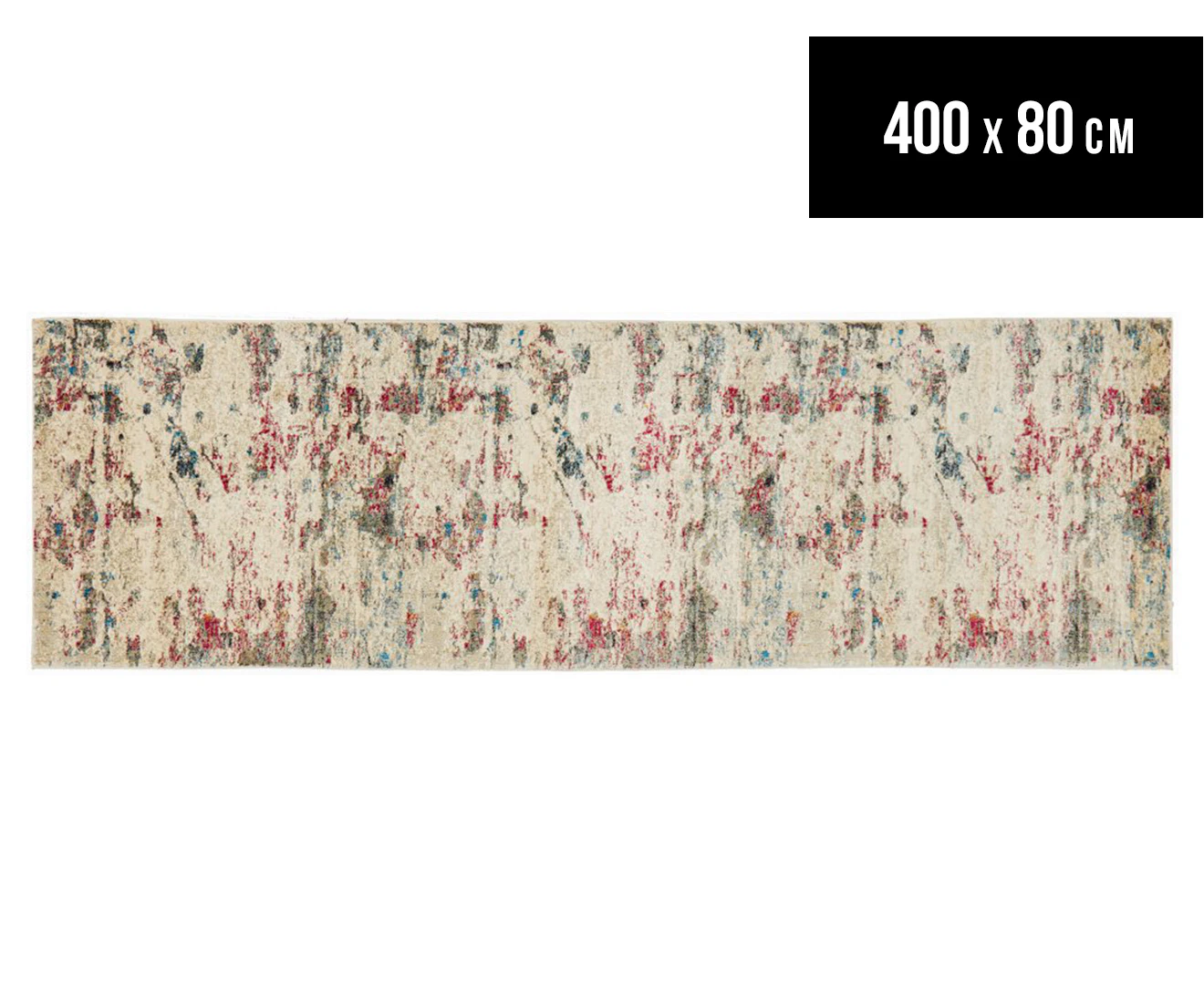 Broadway Rug Company Dreamscape 400x80cm 860 Contemporary Runner Rug - Stone