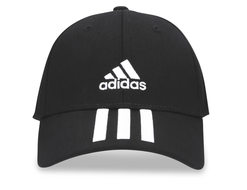 Adidas 3-Stripe Baseball Cap - Black/White